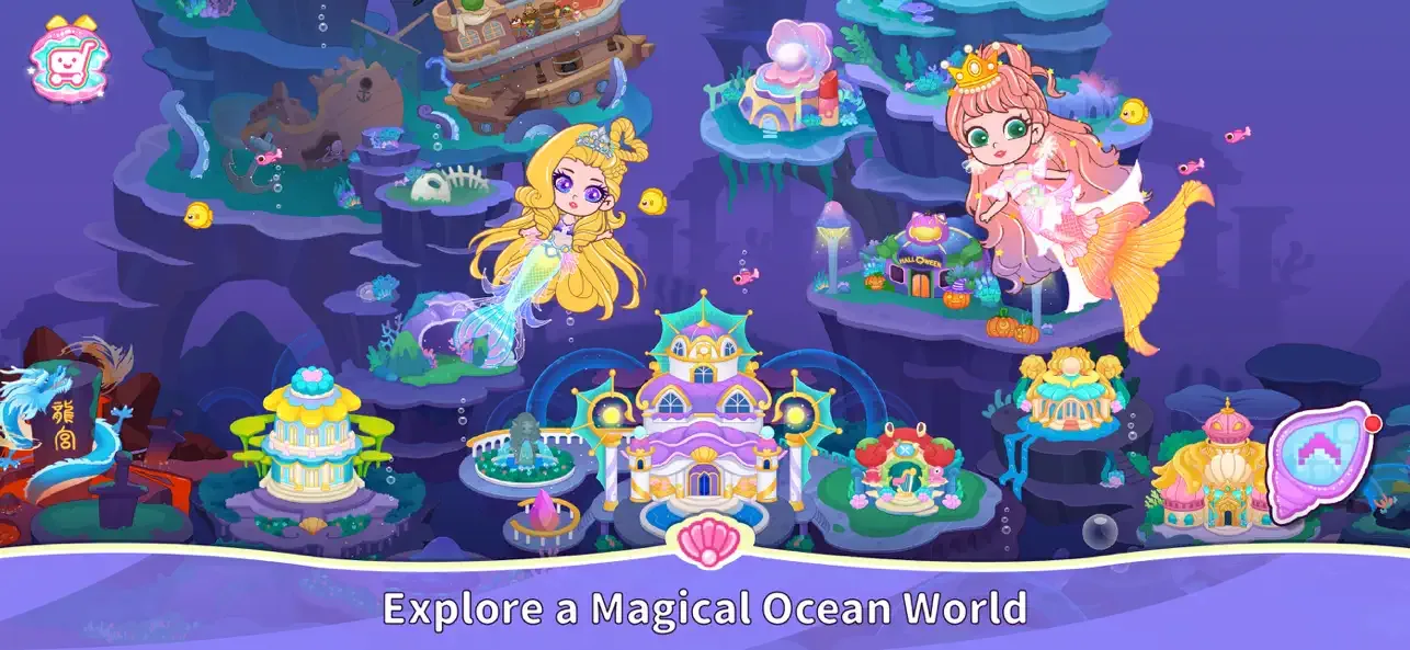 Bobo Mermaid Ocean Playhouse screenshot 1