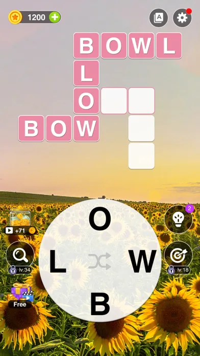 Word Go-Connect puzzle game screenshot 1