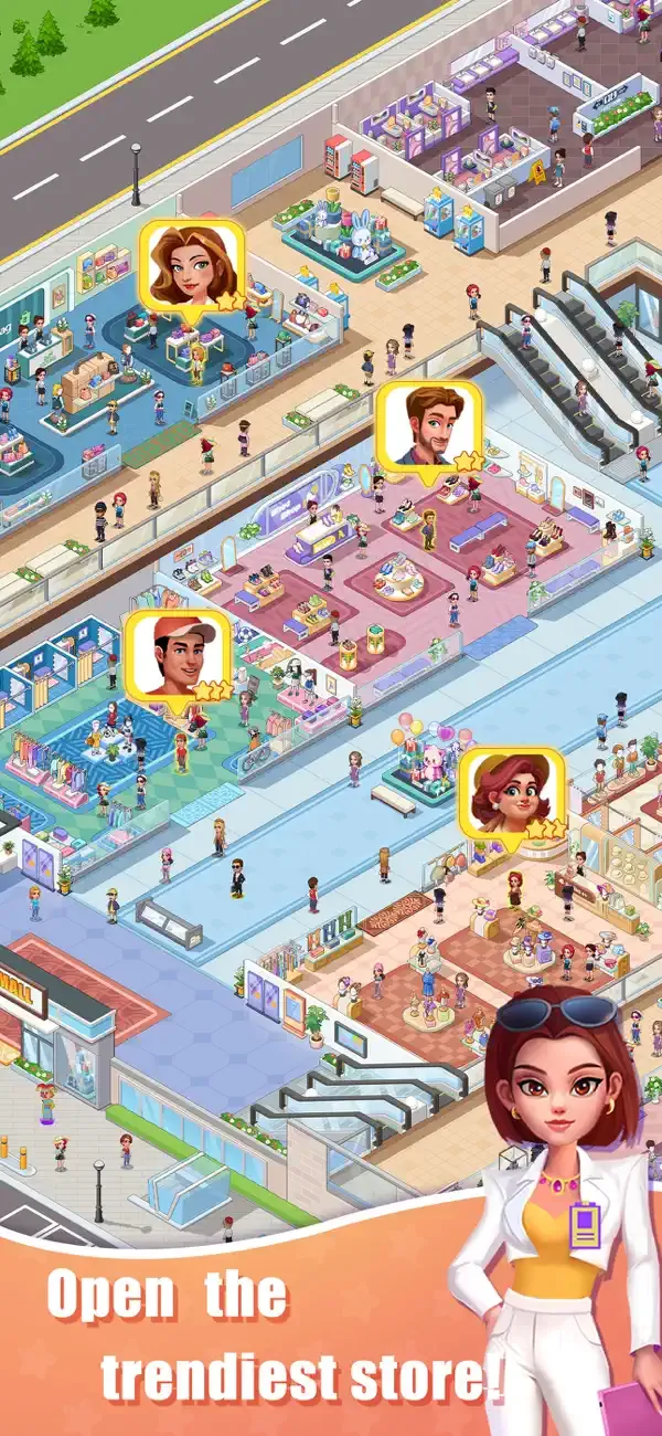 Idle Shopping Mall-Tycoon screenshot 1