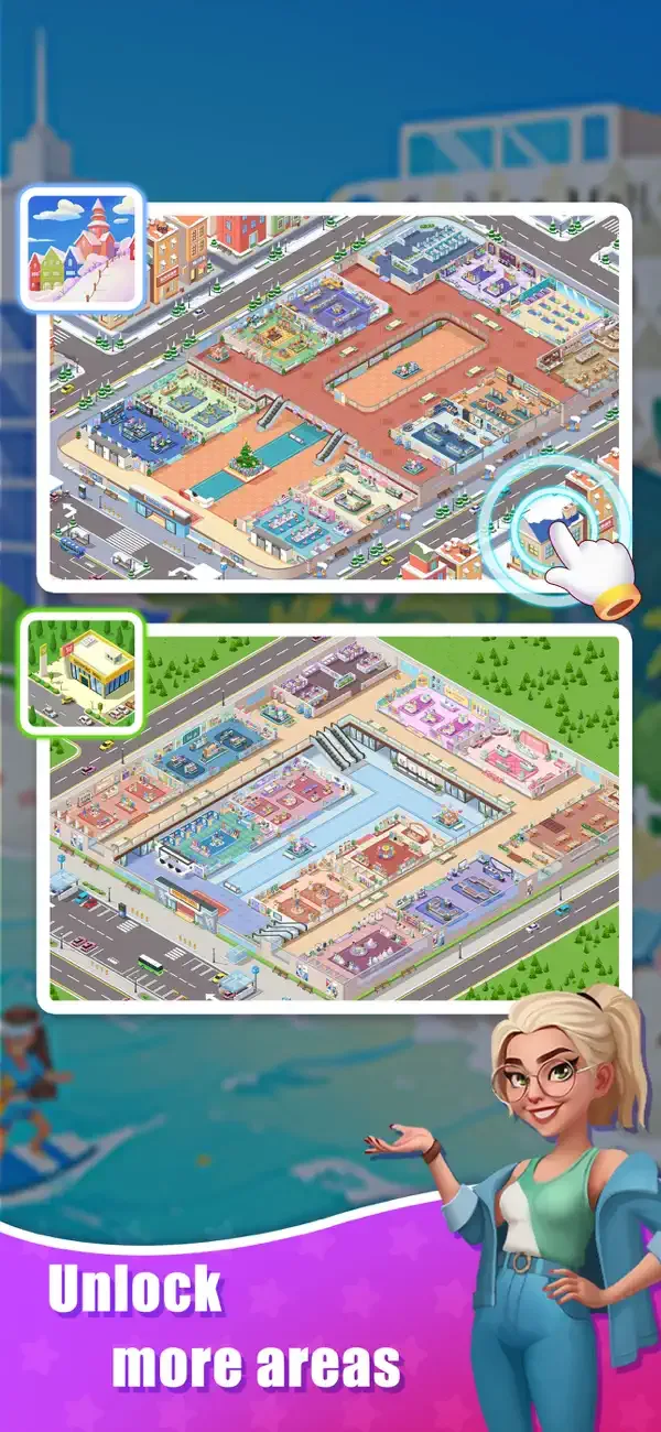 Idle Shopping Mall-Tycoon screenshot 2