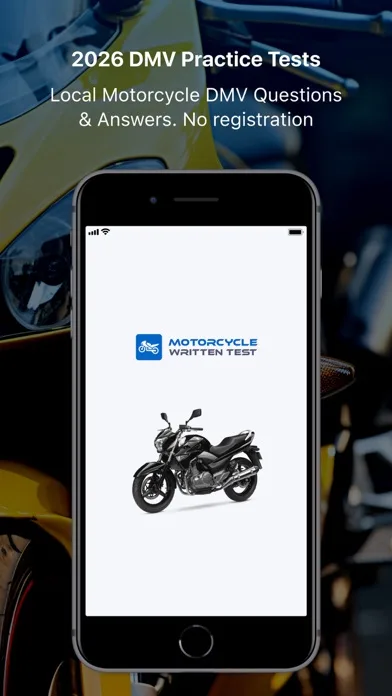 Motorcycle DMV Written Test screenshot 1