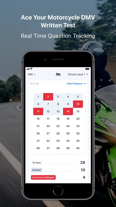 Motorcycle DMV Written Test screenshot 5