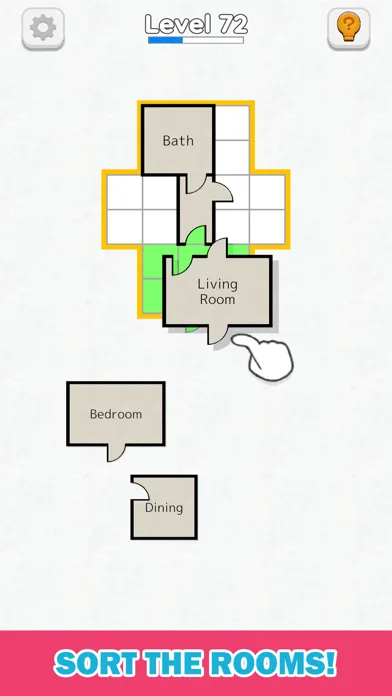 Room Sort - Floor Plan Puzzle screenshot 1