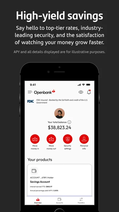 Openbank U.S. screenshot 2