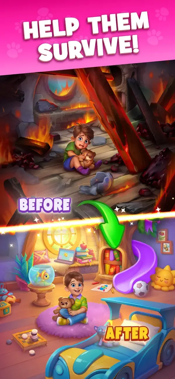 Kitty Sort: Twisted Tails screenshot 5
