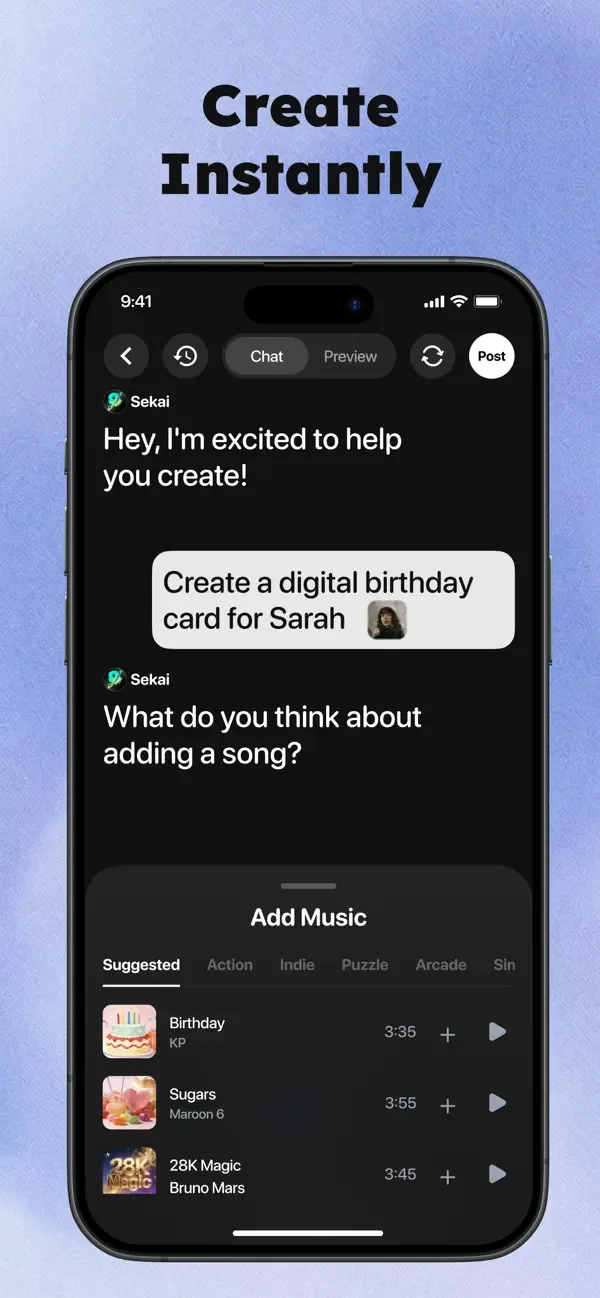 Sekai: Create · Remix · Play screenshot 2