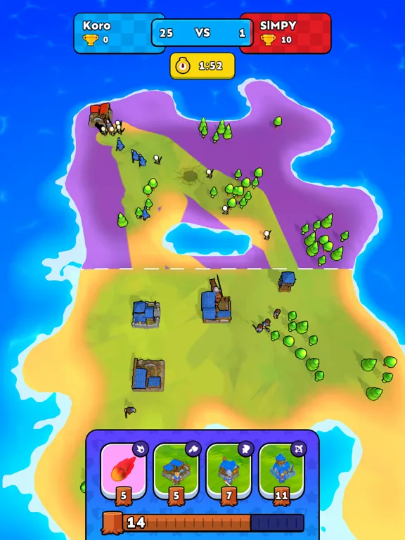 Tiny Clash! screenshot 2