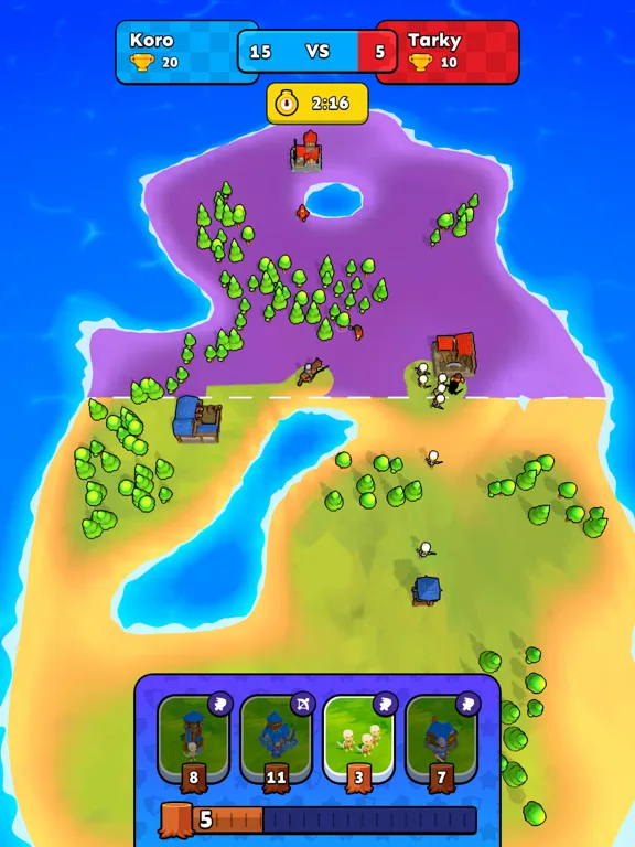Tiny Clash! screenshot 3