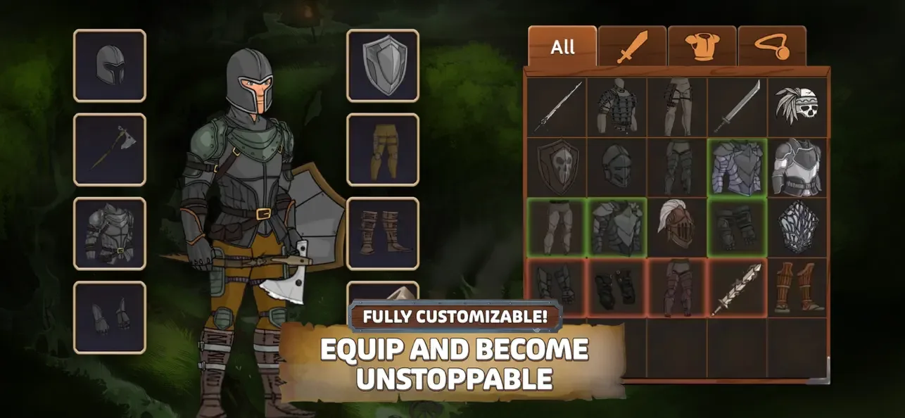 Obsidian Knight: Roguelike RPG screenshot 3