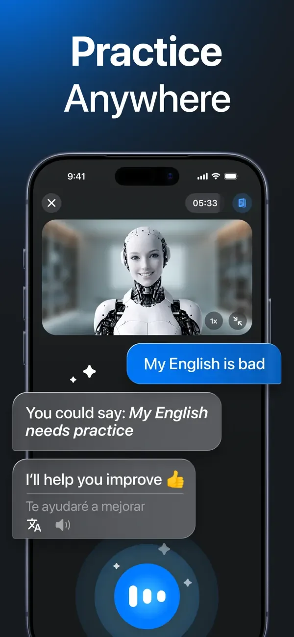 Speak English with Fluentika screenshot 3