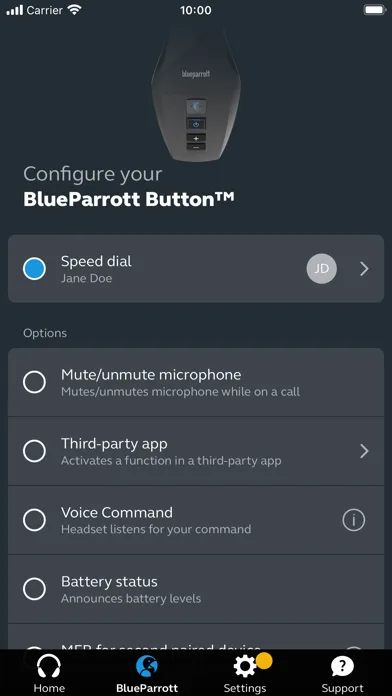 BlueParrott screenshot 2