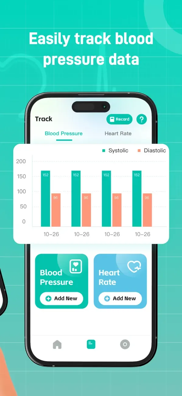 AlodBloodPressure:HealthRecord screenshot 2