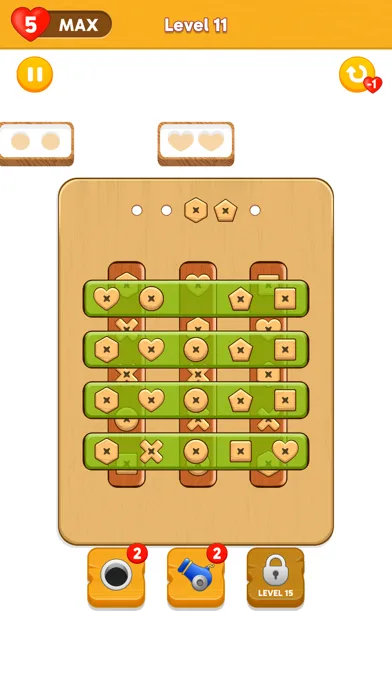 Shape Screw Jam - Wood Nuts screenshot 2