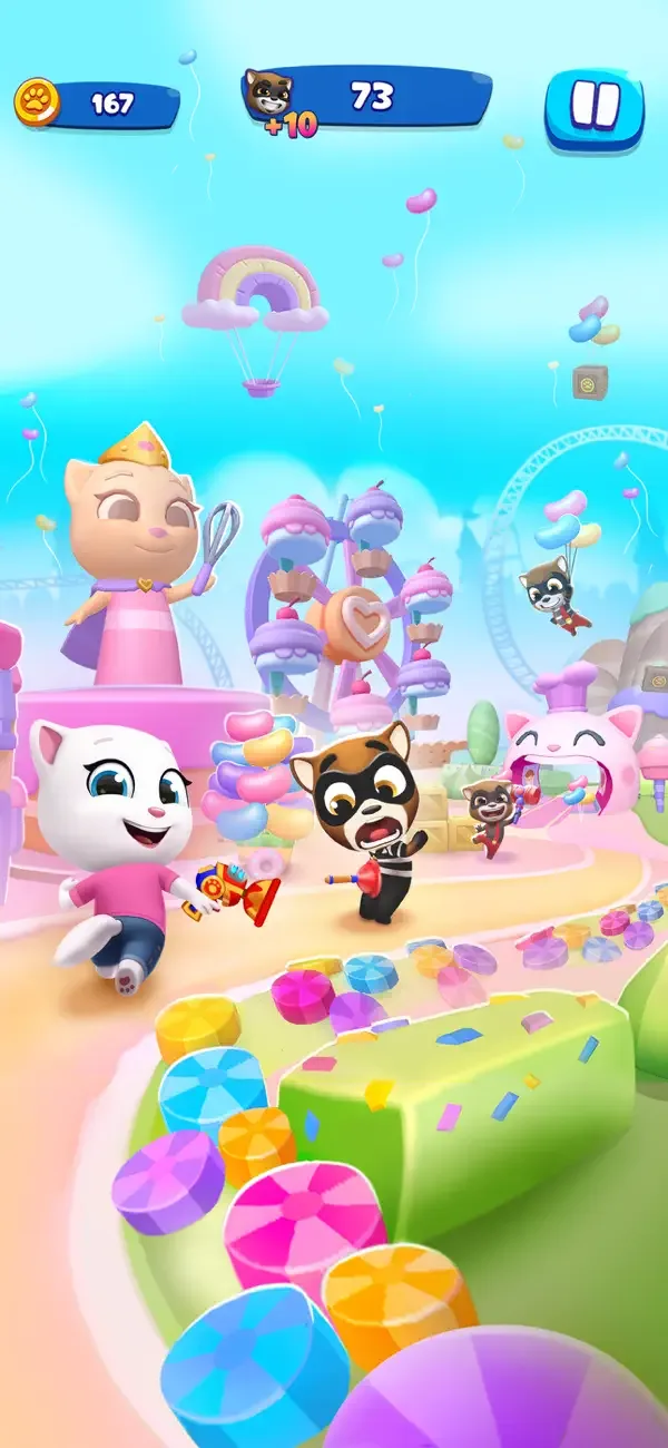Talking Tom Blast Park screenshot 2