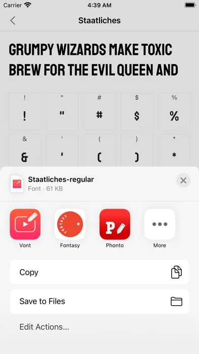 Fontasy - Font Browser screenshot 5