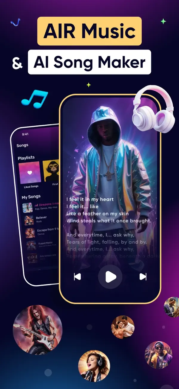 AIR Music - AI Song Generator screenshot 1