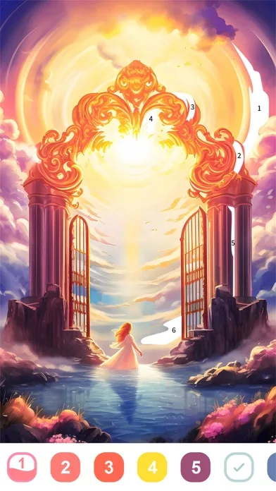 Fantasy Color-Color by Number screenshot 2