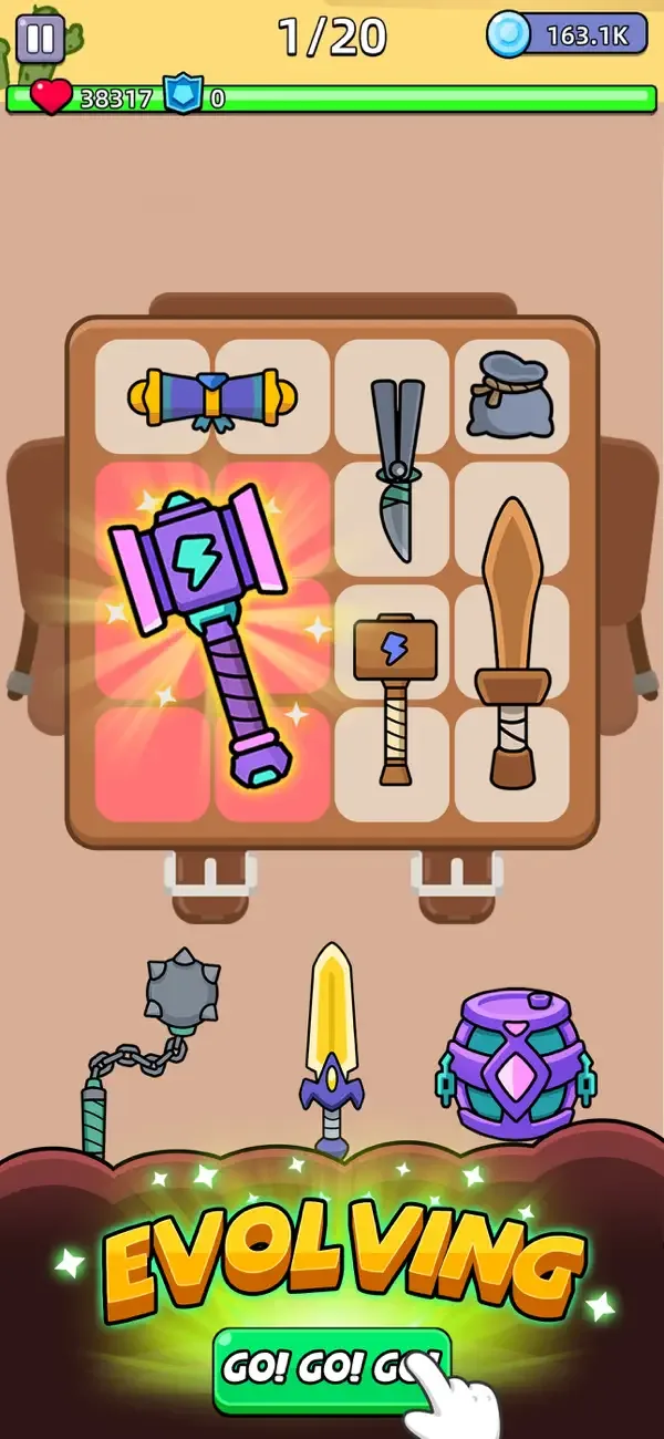 Rumble Bag: backpack battle screenshot 2