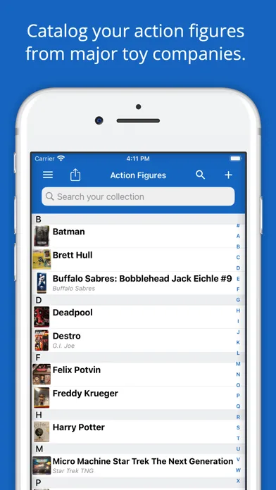 iCollect Action Figures: Toys screenshot 1