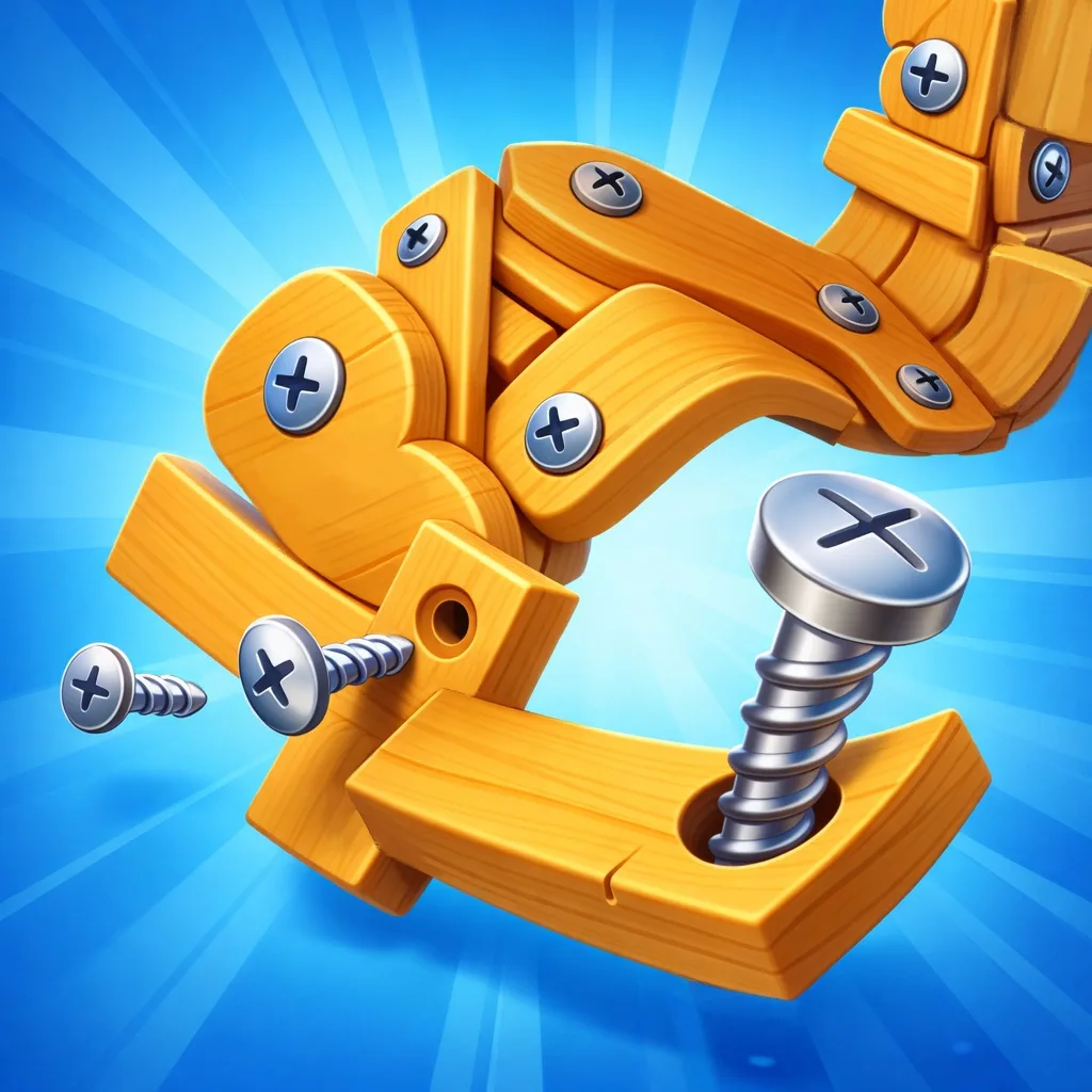 Nuts & Woods: Screw Puzzle