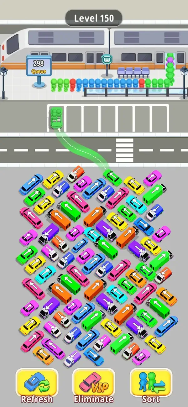 Traffic Out - Car Bus Jam 3D screenshot 2