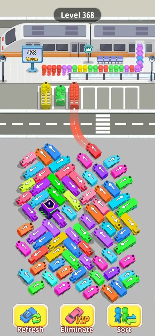 Traffic Out - Car Bus Jam 3D screenshot 4