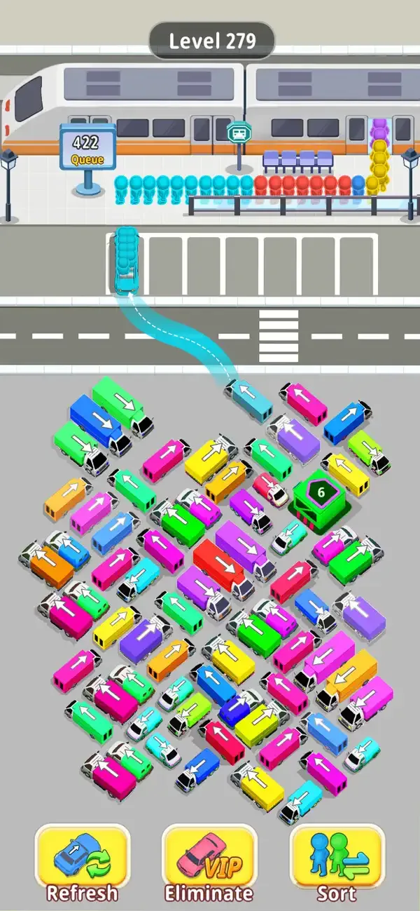 Traffic Out - Car Bus Jam 3D screenshot 5