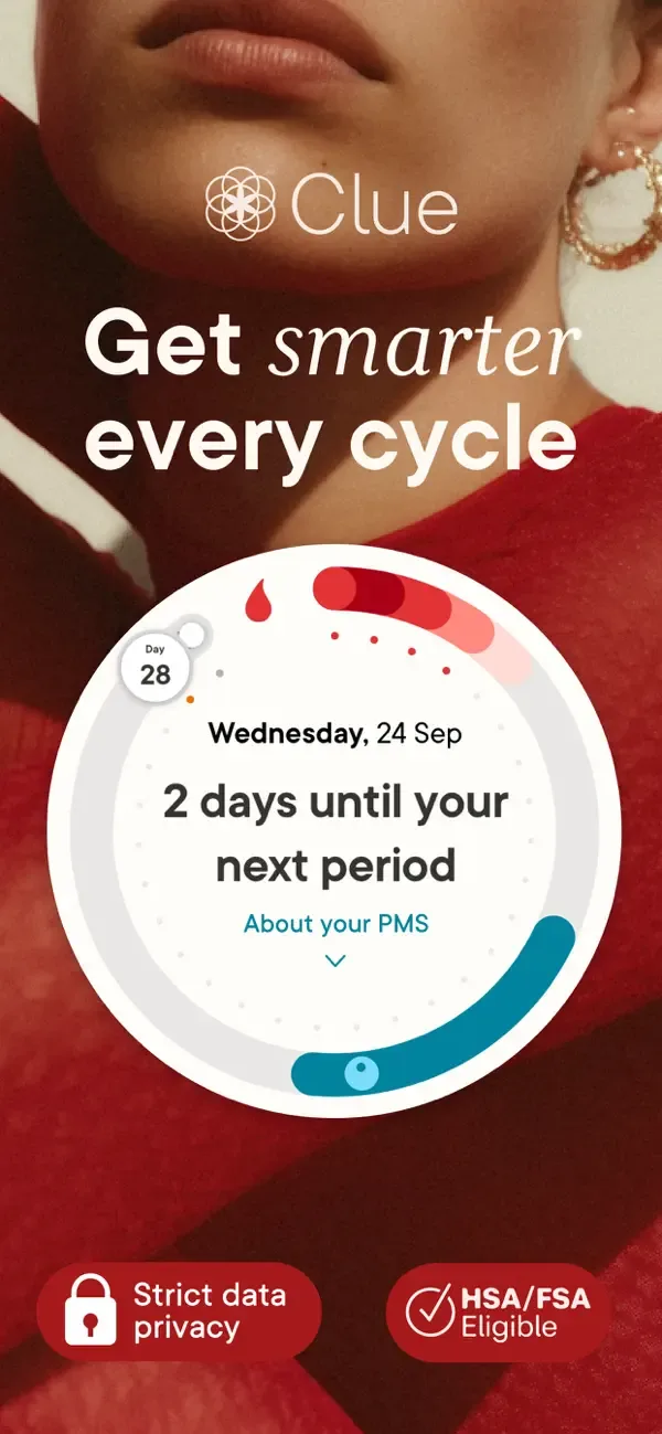 Clue Period & Cycle Tracker screenshot 1