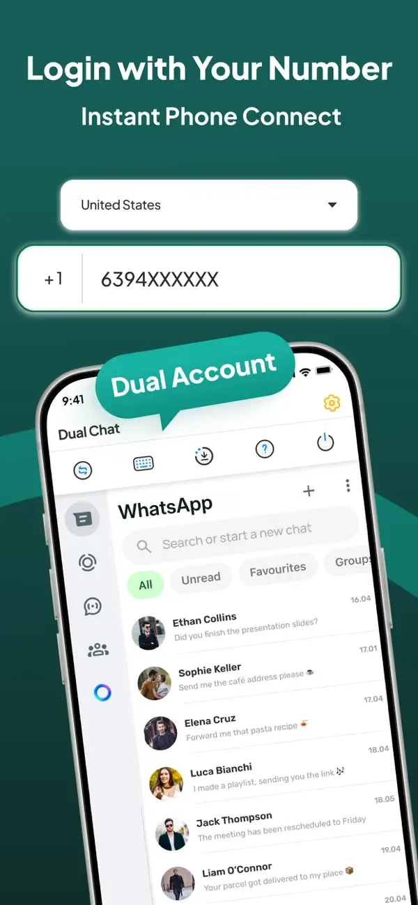 Web Messenger - Dual Chat screenshot 3