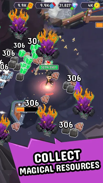 Wizario: Idle Survival screenshot 2