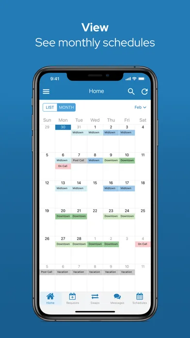 QGenda screenshot 1