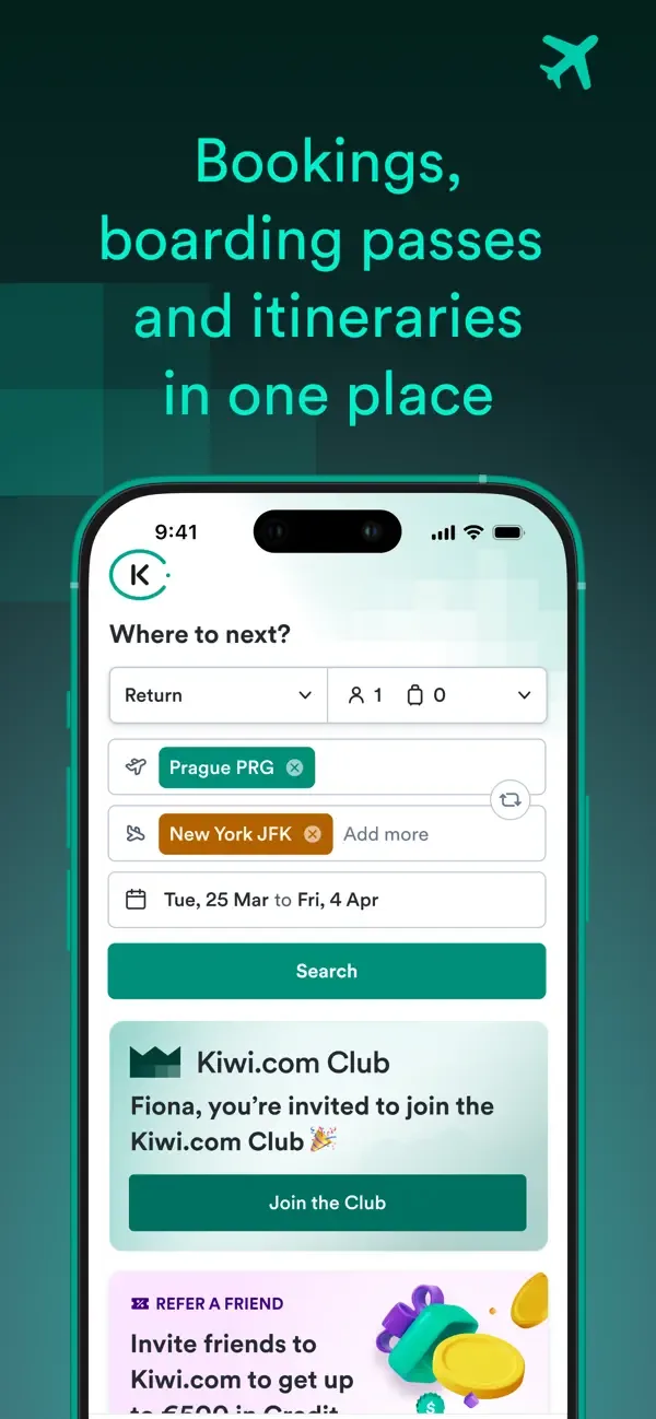 Kiwi.com: Book Cheap Flights screenshot 2