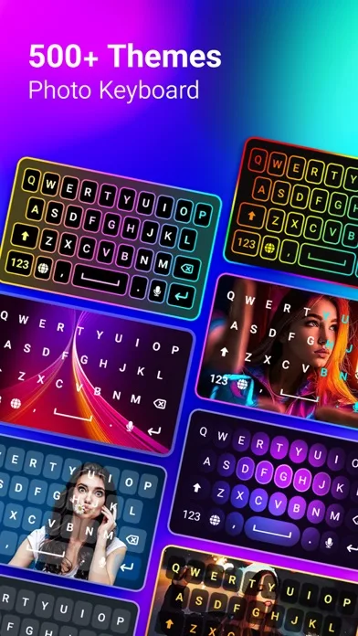 Neon Love Theme screenshot 2