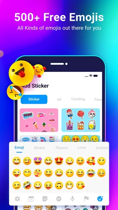Neon Love Theme screenshot 4