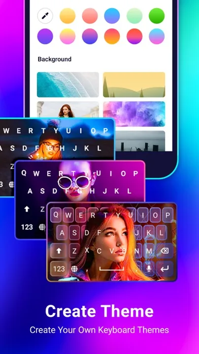 Neon Love Theme screenshot 5