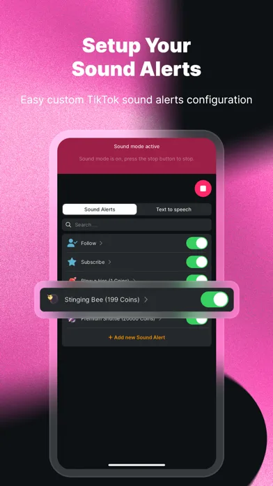 TikFinity Mobile - Alerts&TTS screenshot 2