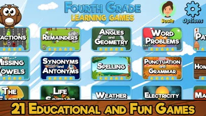 Fourth Grade Learning Games screenshot 1