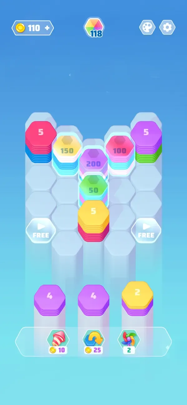 Color Slide - Hexa Puzzle screenshot 1