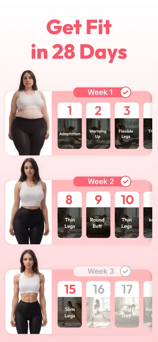 SheFit: Home Workout for Women screenshot 2
