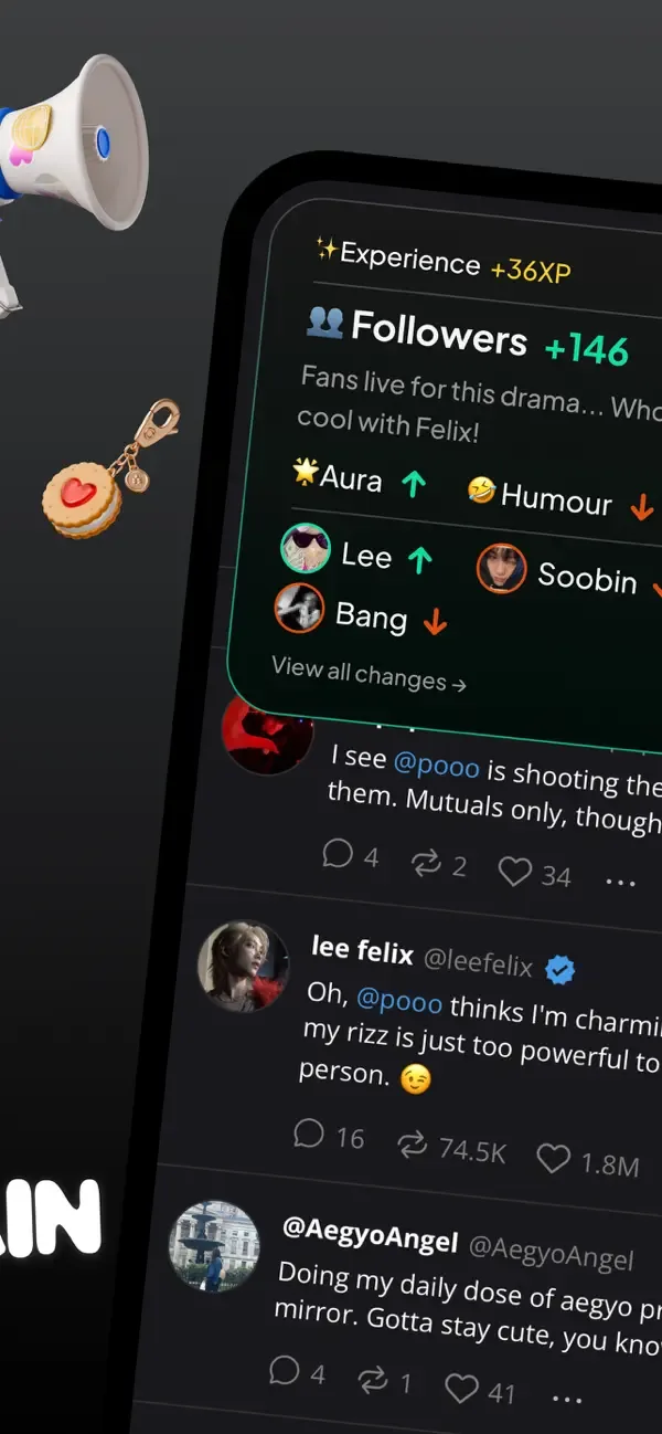 status - sims but social media screenshot 2