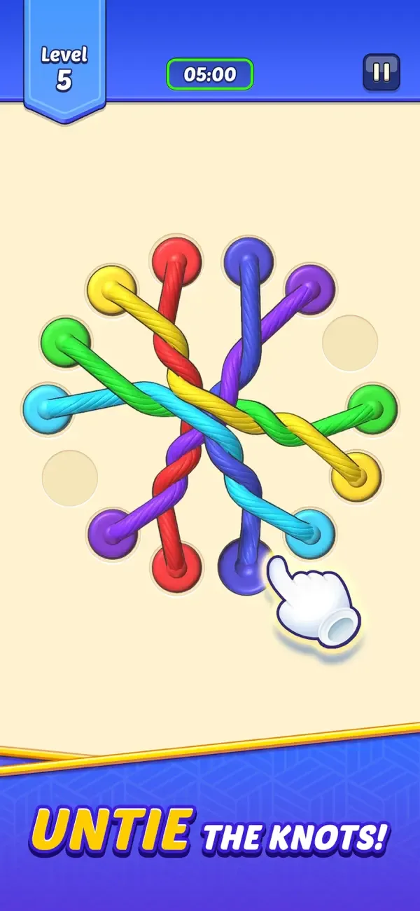 Tangled Rope: Solve Puzzles! screenshot 1