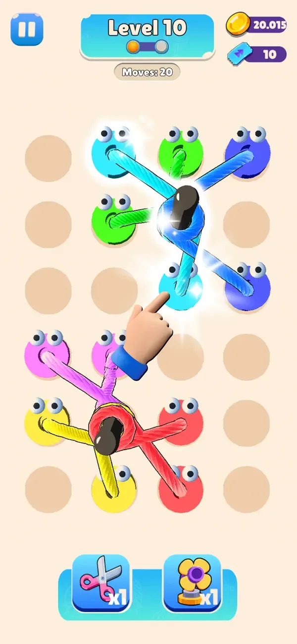 Rope Tangle 3D - Puzzle Game screenshot 1
