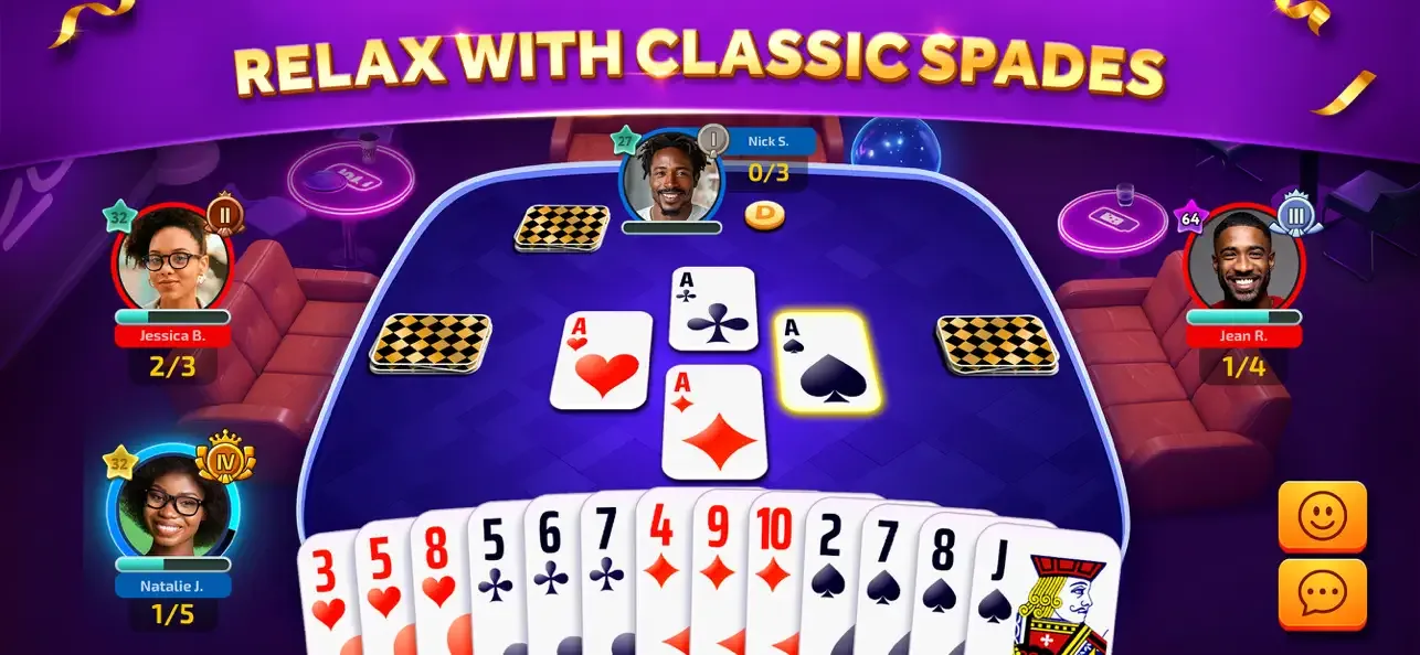 Spades Online: Card Games screenshot 2