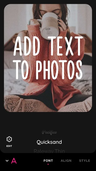 Font Candy Photo & Text Editor screenshot 4