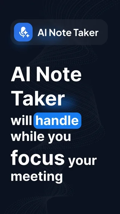 AI Note Taker - Voice to Notes screenshot 1