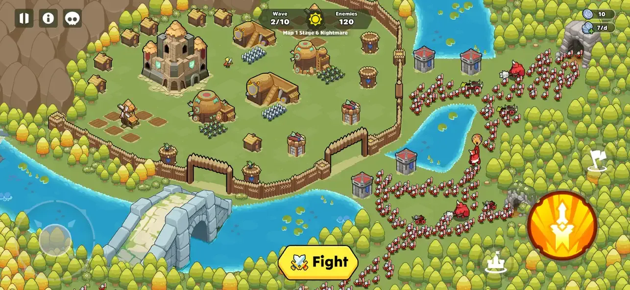 Nightfall: Kingdom Frontier TD screenshot 1