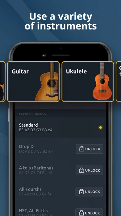 Guitar Tuner - Ukulele & Bass screenshot 5