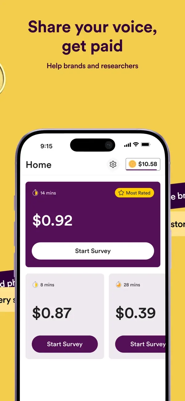 Golden Surveys - Earn Cash screenshot 2