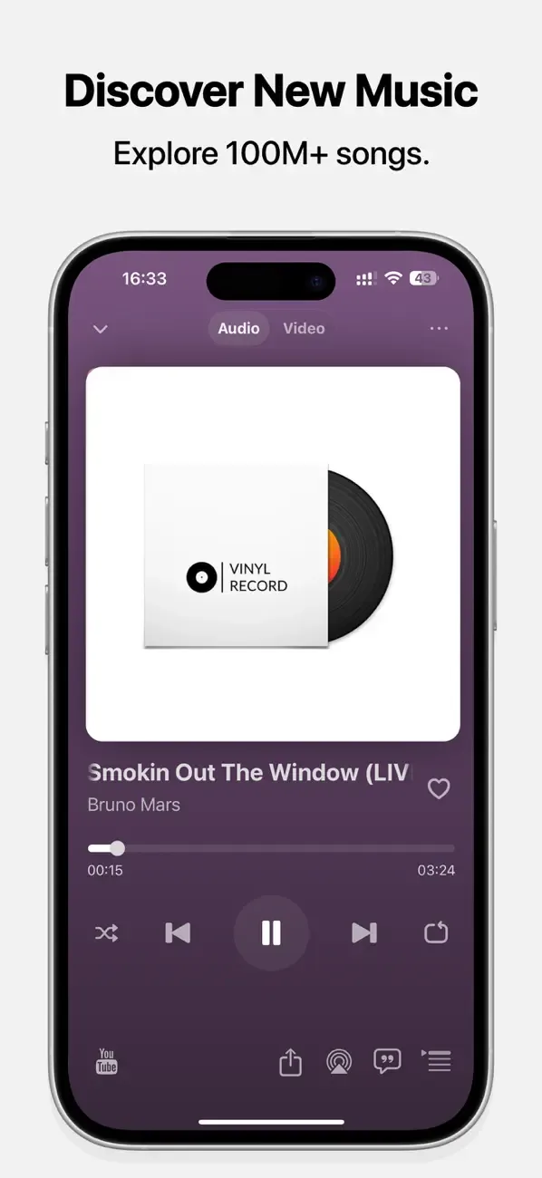TubePod-Video&Audio Streaming screenshot 1