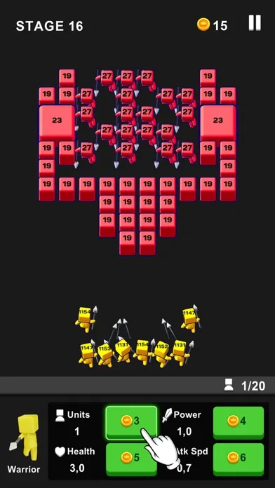 Warrior Battle: Strategy Game screenshot 1